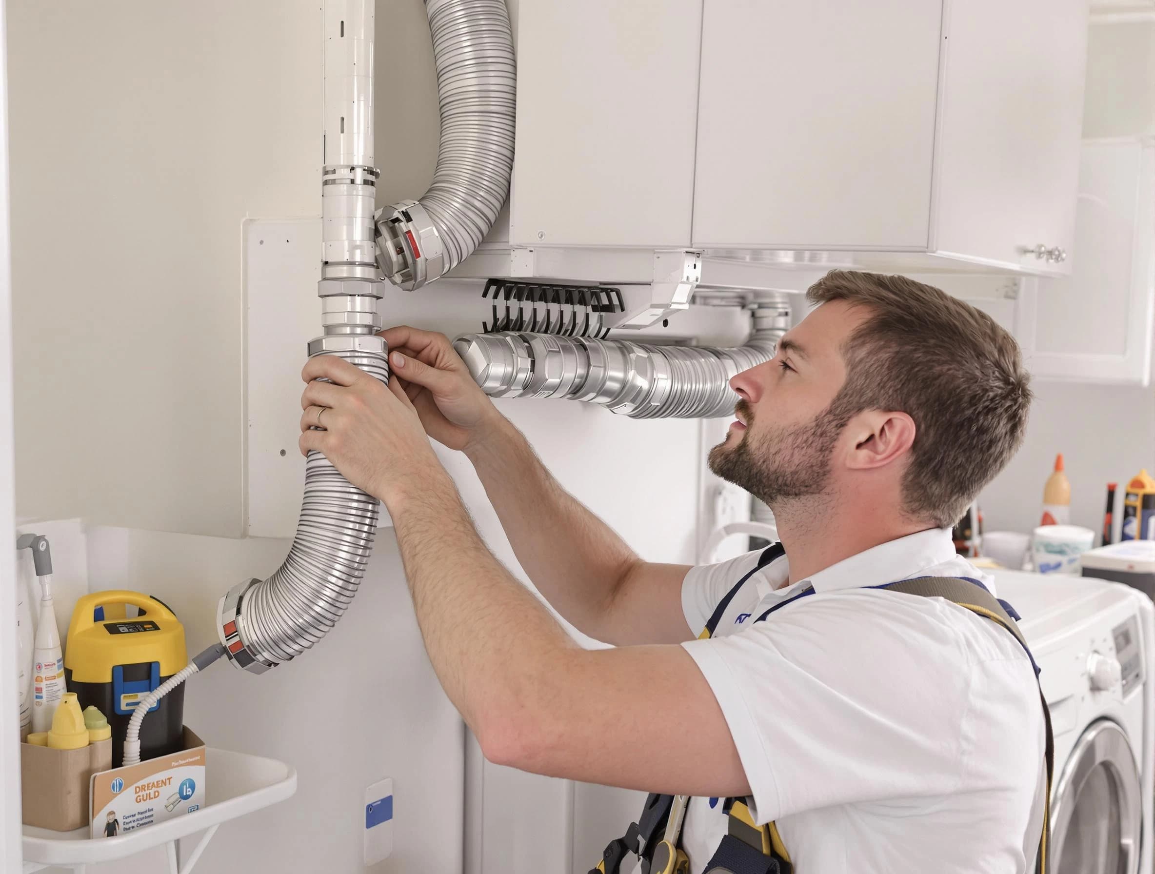Professional dryer vent repair and installation by Cottonwood Heights Dryer Vent Cleaning in Cottonwood Heights