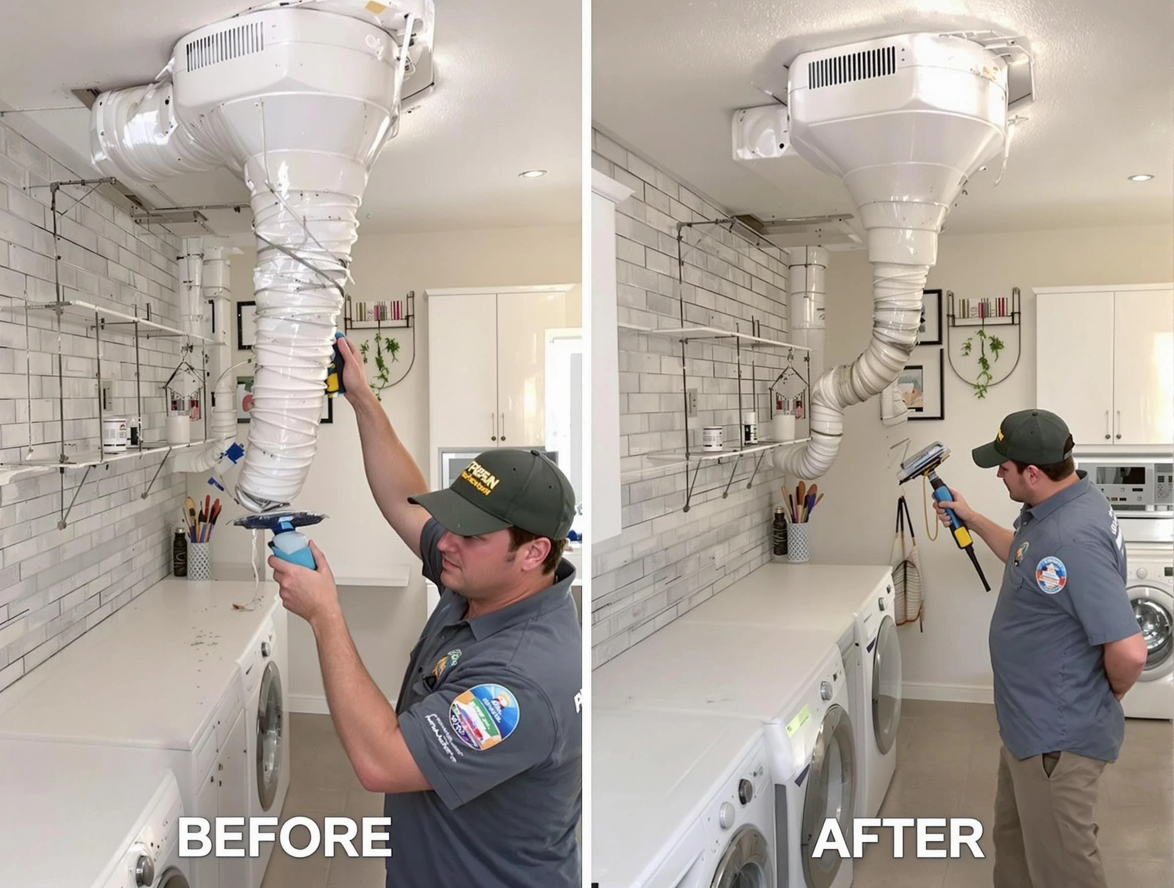 Professional dryer exhaust vent cleaning by Cottonwood Heights Dryer Vent Cleaning in Cottonwood Heights