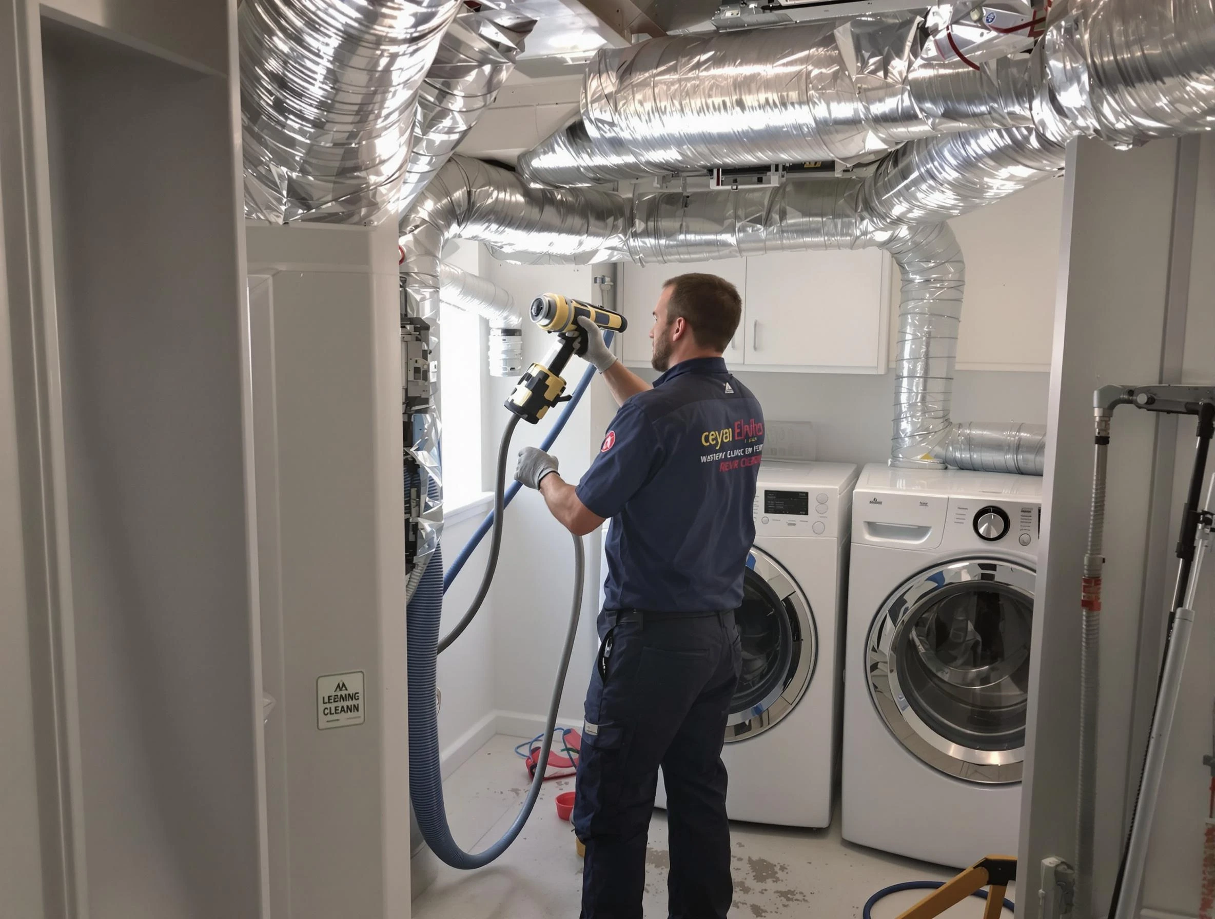 Cottonwood Heights Dryer Vent Cleaning specialist using advanced equipment for thorough duct cleaning in Cottonwood Heights